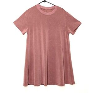 Lululemon Womens Size 4? All Yours Tee Dress Spiced Chai Short Sleeve